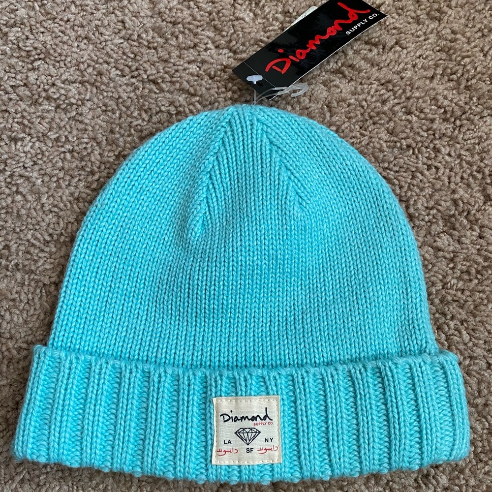 Diamond Supply blue beanie